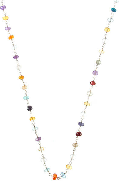 Multi-color Gemstone Beaded Chain to Hang Your Pendant On