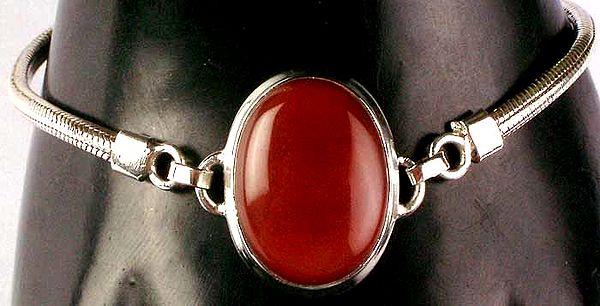Oval Carnelian Bracelet