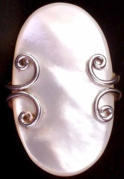 Oval Shell Ring