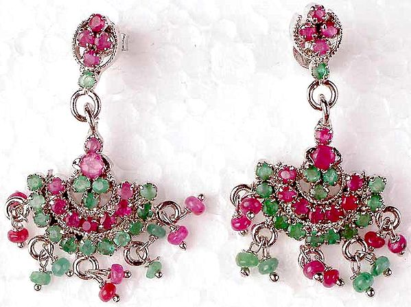 Ruby and Emerald Chandeliers