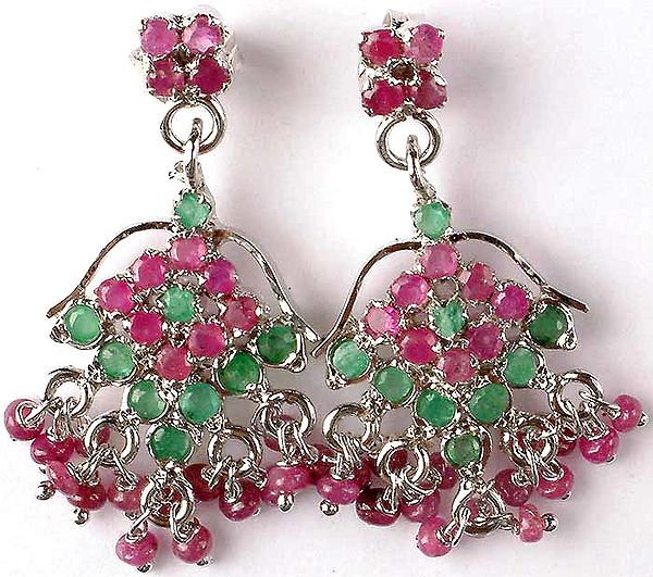 Ruby and Emerald Chandeliers