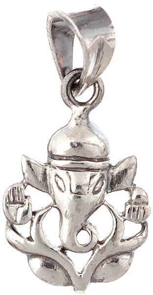 Sterling Ganesha Pendant