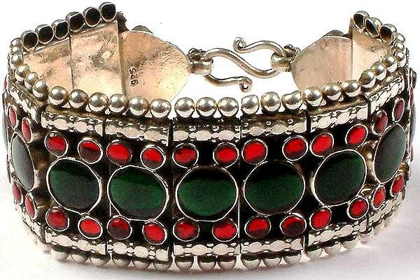Sterling Glass Bracelet from Ratangarh