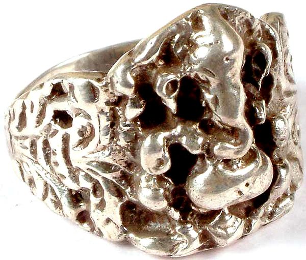 Sterling Silver Ring of Ganesha