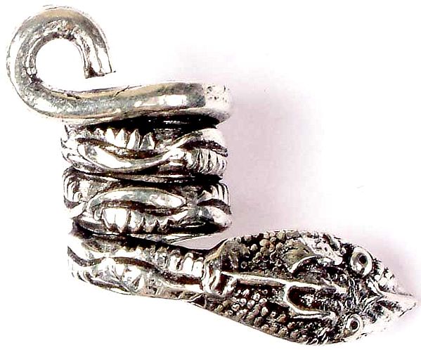 Sterling Silver Snake Pendant