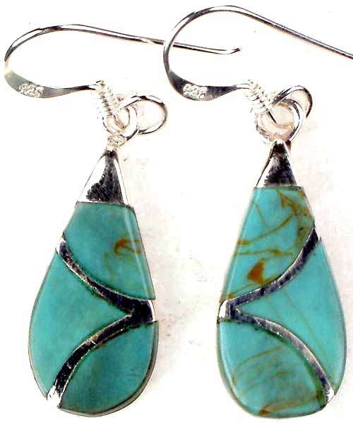 Turquoise Inlay Drops