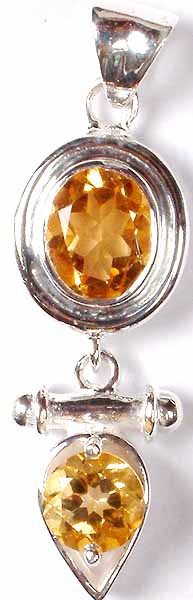 A Pair of Fine Cut Citrines