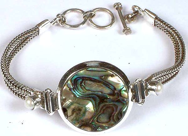 Abalone and Pearl Bracelet