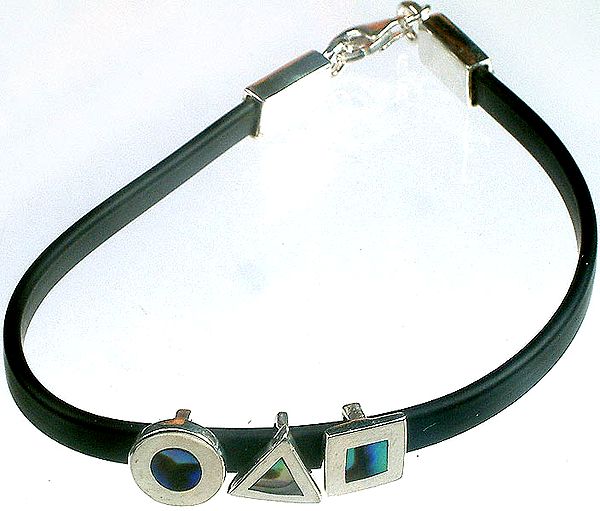 Abalone Designer Bracelet with PVC