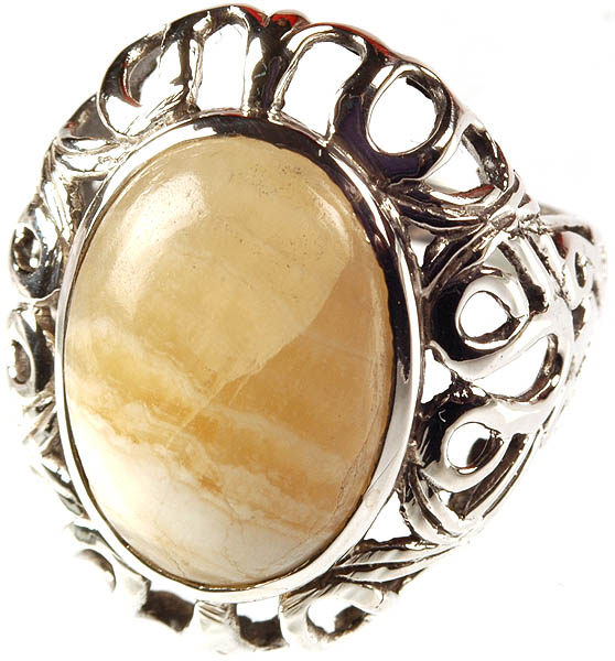Agate Oval Ring