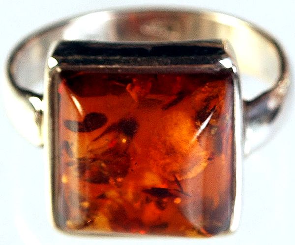 Amber Sensuous Ring