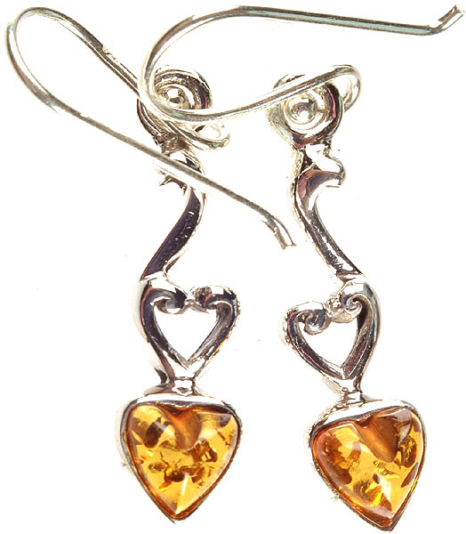 Amber Valentine Earrings