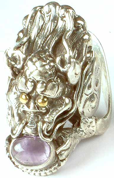 Amethyst Dragon Ring