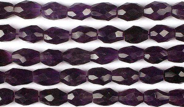 Amethyst Faceted Drums