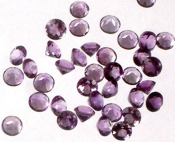 Amethyst mm Rounds (Price Per 10 Pieces)