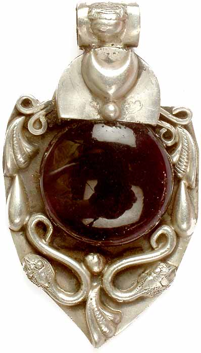 Amethyst Pendant with Serpents