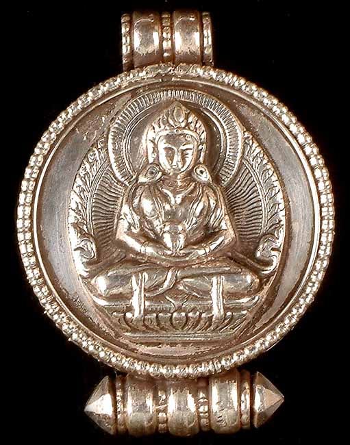 Amitabha Buddha Pendant (Sterling Gau Box)