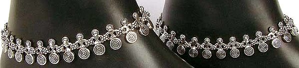 Anklets with Spirals