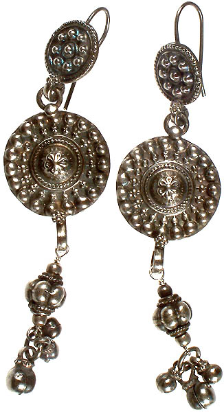 Antiquated Earrings with Dangling Ghungroos