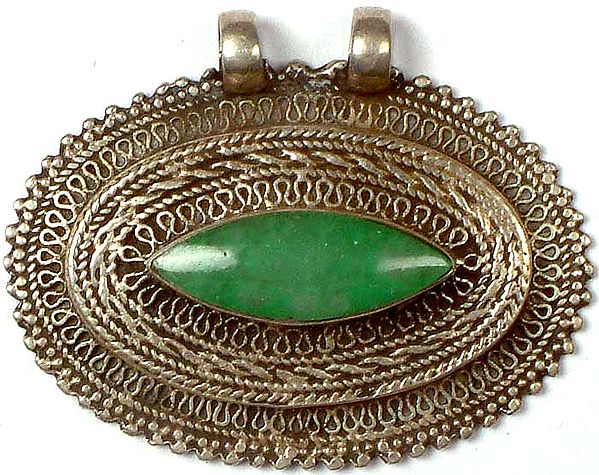 Antiquated Filigree Pendant from Afghanistan