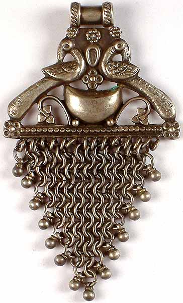 Antiquated Peacock Pendant