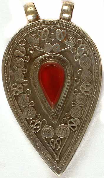 Antiquated Pendant From Afghanistan With Filigree