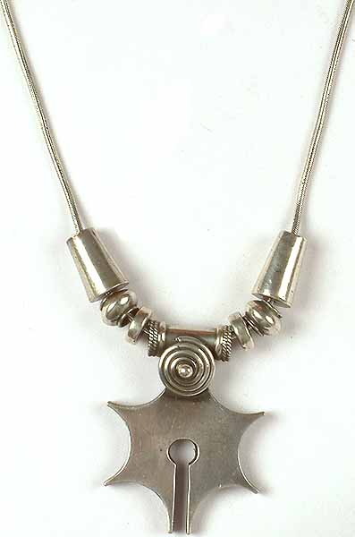 Antiquated Sterling Fertility Necklace