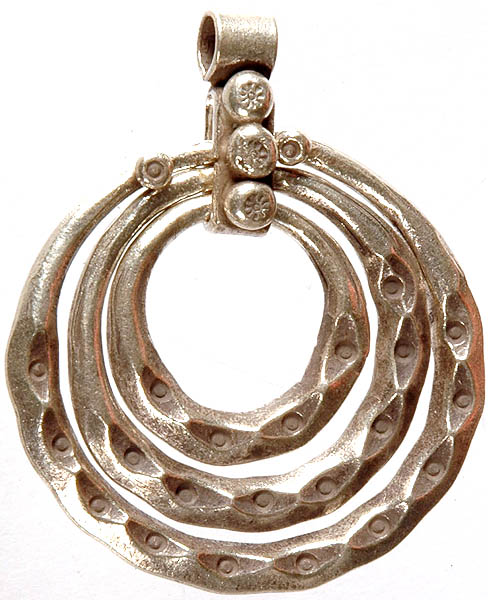 Antiquated Sterling Tribal Pendant