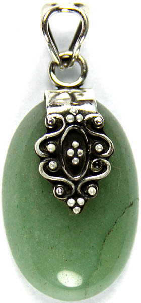 Aquamarine Oval Pendant