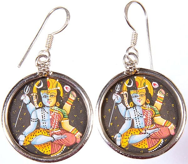 Ardhanarishvara (Shiva Shakti) Earrings