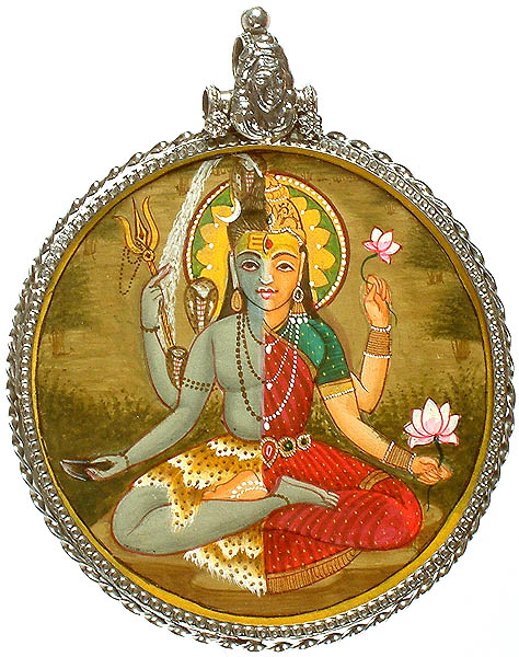 Ardhanarishvara (Shiva Shakti) Shiva Atop