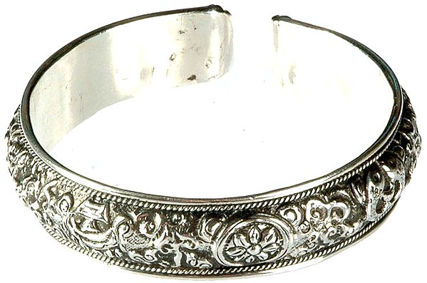 Ashtamangala Cuff Bracelet
