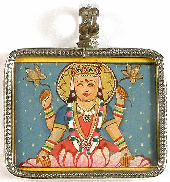 Auspicious Lakshmi Ganapati Double-Sided Pendant