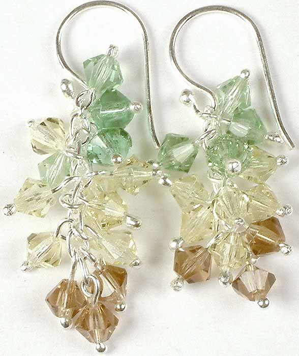 Australian Crystal Bunch Earrings