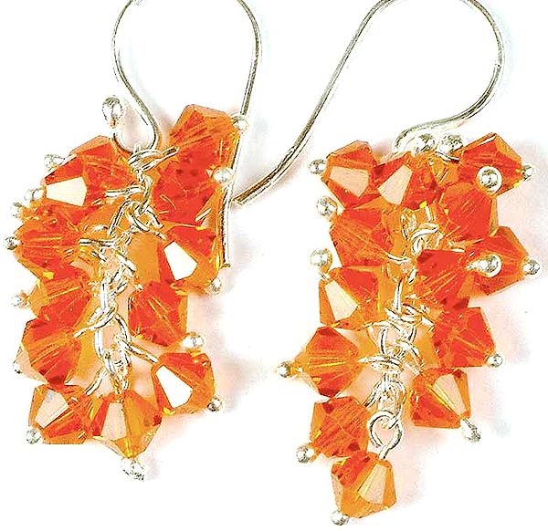 Australian Crystal Bunch Earrings