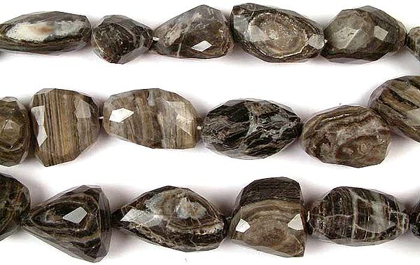 Banded Agate Faceted Tumbles