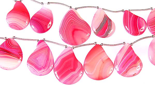 Banded Pink Chalcedony Paisley