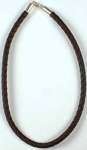 Black Matted Leather Cord to Hang Your Pendants On