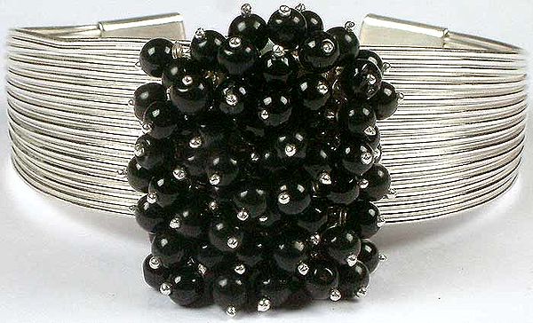 Black Onyx Bunch Bracelet