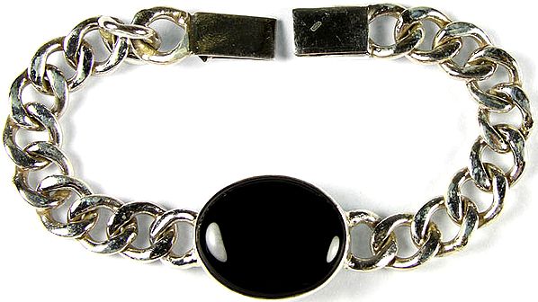 Black Onyx Chain Bracelet