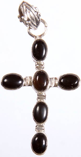 Black Onyx Cross Pendant