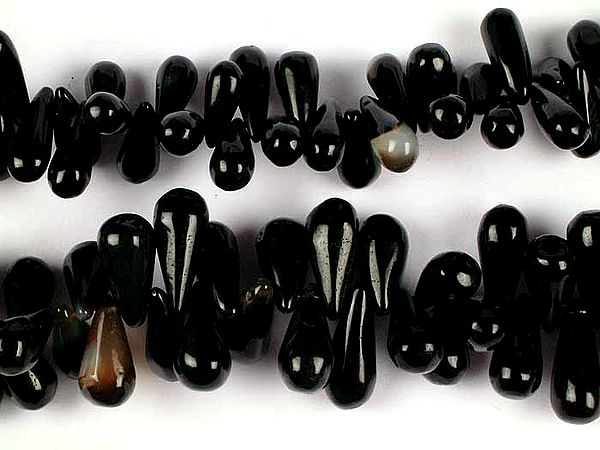 Black Onyx Plain Drops