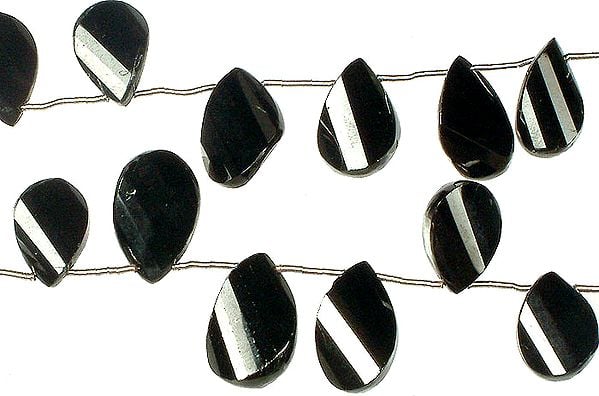 Black Onyx Twisted Briolette