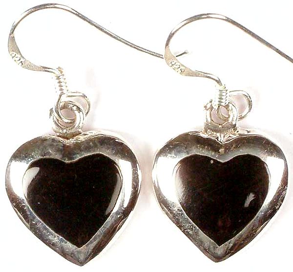 Black Onyx Valentine Earrings