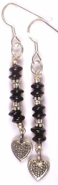Black Onyx Valentine Earrings