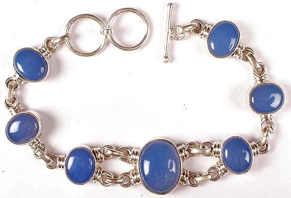 Blue Chalcedony Bracelet