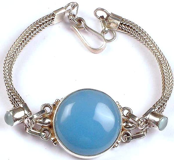 Blue Chalcedony Bracelet