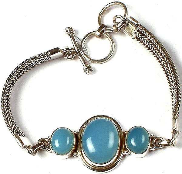 Blue Chalcedony Bracelet