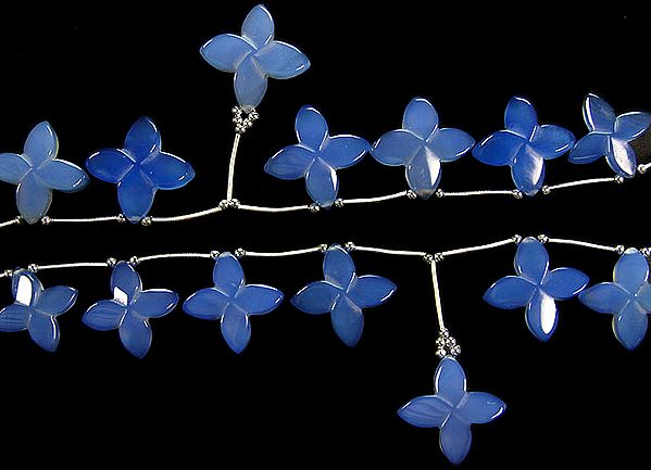 Blue Chalcedony Flowers