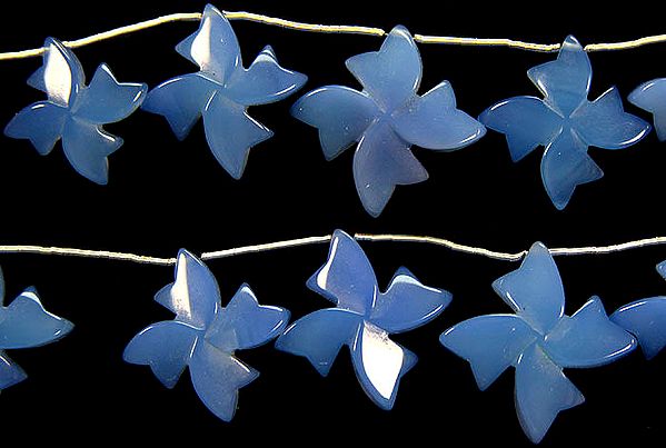 Blue Chalcedony Flowers